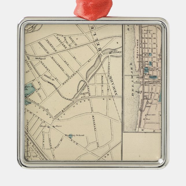 Bloomfield, NJ Metal Ornament (Front)