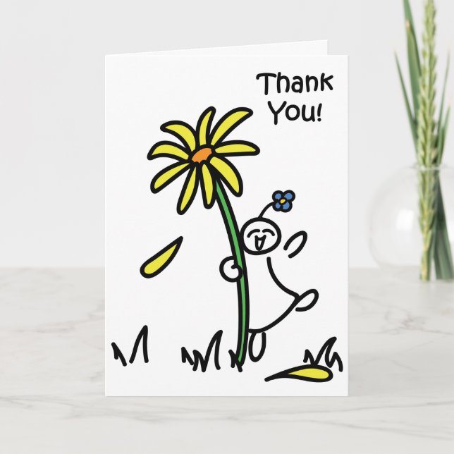 Bloomin' Awesome Thank You Card (Front)