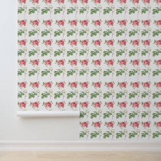 Bloomin' Gorgeous: Retro Pink Rose Revival Wallpaper