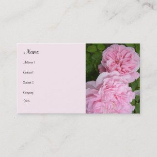 Bloomin' Pink Roses Business Card
