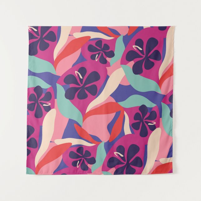 Blooming Aesthetic Tapestry (Front)