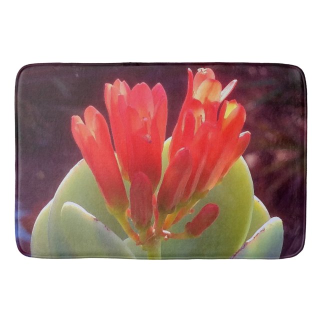 Blooming Agave Bath Mat (Front)