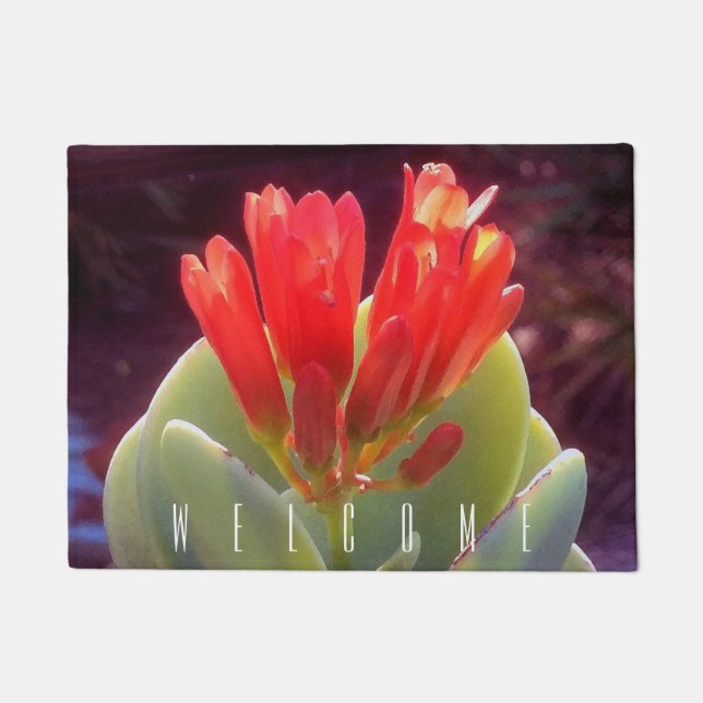 Blooming Agave Doormat (Front)
