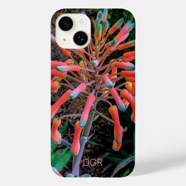 Blooming Aloe Plant iPhone 14 Case  (Back)