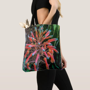 Blooming Aloe Plant Tote Bag