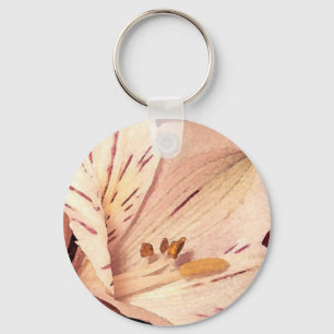 Blooming Alstromeria Keychain