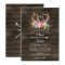 Blooming Antlers Country Chic Wedding Invitations