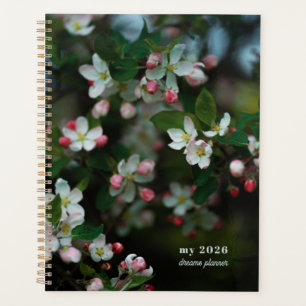 Blooming apple tree planner