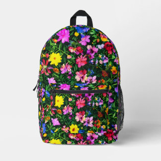 Blooming Backroads: Vibrant Floral Backpack