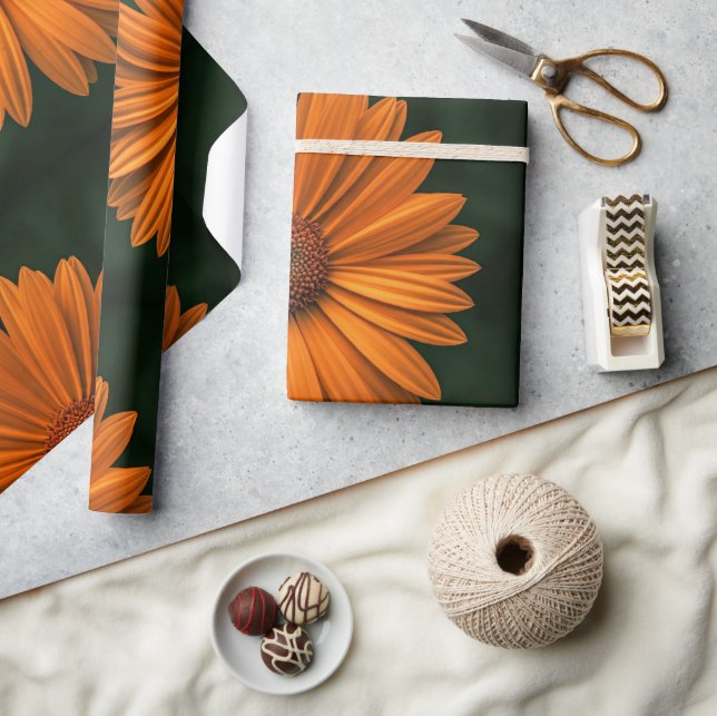  Blooming Beauty - Floral Macro Photography Wrapping Paper (Crafts)