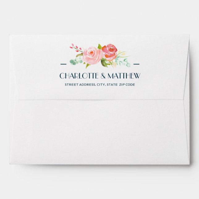 Blooming Botanicals | A7 Envelope (Back (Top Flap))