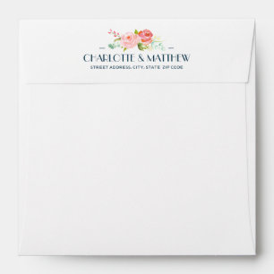 Blooming Botanicals Square Envelope