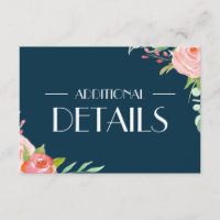 Blooming Botanicals | Wedding Details Enclosure