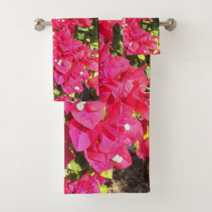 Blooming Bougainvillea  Bath Towel Set