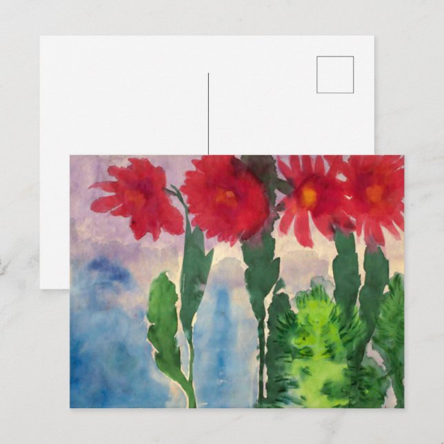 Blooming Cacti | Emil Nolde | Postcard (Front/Back)