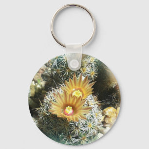 Blooming Cacti Keychain