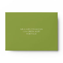 Blooming cactus wedding invitation envelope