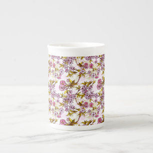 Blooming Cherry Blossom Pattern  Bone China Mug