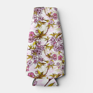 Blooming Cherry Blossom Pattern Bottle Cooler