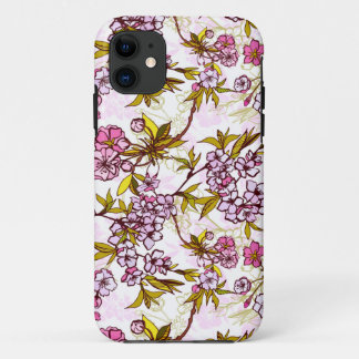 Blooming Cherry Blossom Pattern  iPhone 11 Case