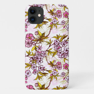 Blooming Cherry Blossom Pattern  iPhone 11 Case