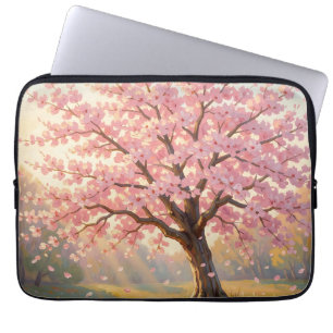 Blooming Cherry Blossom Tree Spring Laptop Sleeve