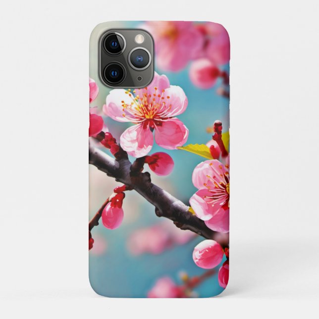 Blooming Cherry Blossoms in Spring Case-Mate iPhone Case (Back)