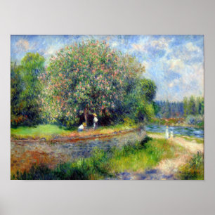 Blooming Chestnut Tree Pierre Auguste Renoir S. Poster