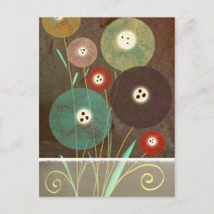 Blooming colourful Landscape Postcard