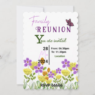 Blooming Connections Invitation