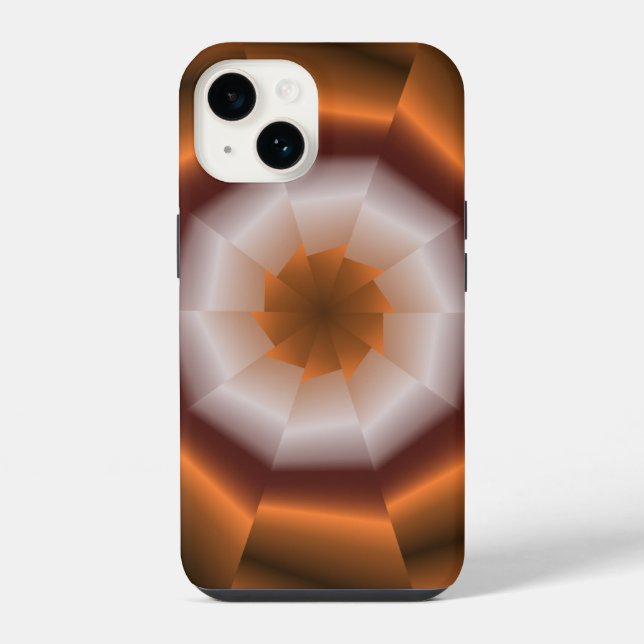Blooming Copper Ribbon iPhone Case (Back)