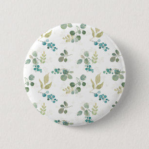 Blooming Delight Pattern 2 Inch Round Button
