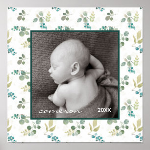 Blooming Delight Pattern Poster