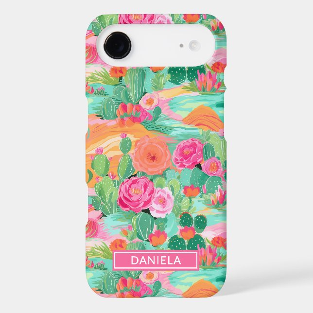 Blooming Desert Cacti Personalized (Back)