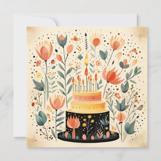 Blooming Elegance: Blooming Wishes (Front)