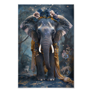 Blooming Elephant Photo Print