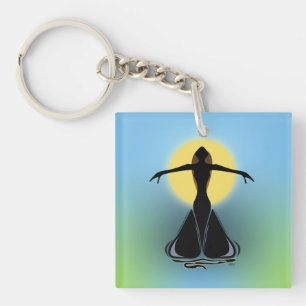 Blooming Female Keychain