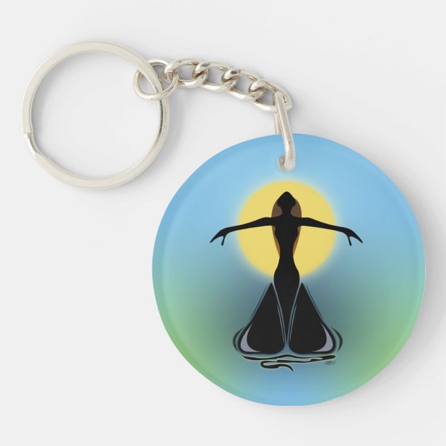 Blooming Female Keychain (Front)