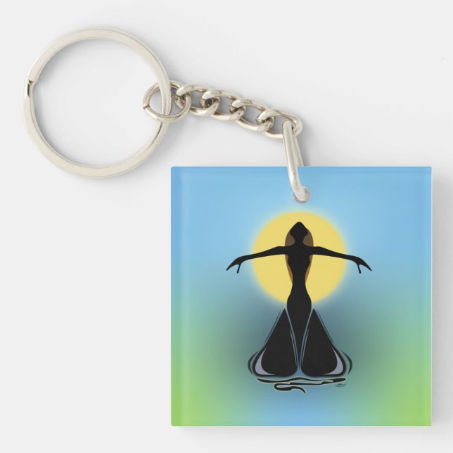 Blooming Female Keychain (Front)