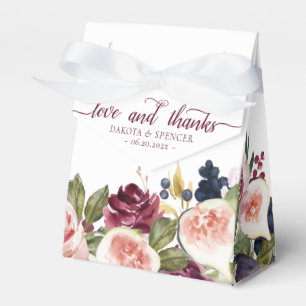 Blooming Figs   Rustic Moody Love and Thanks Favor Box