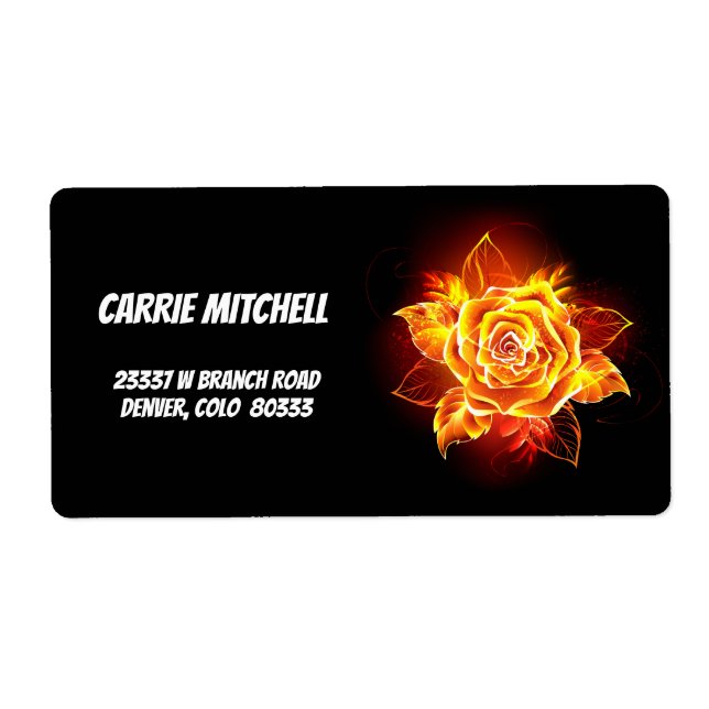 Blooming Fire Rose (Devant)