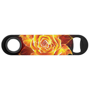 Blooming Fire Rose Bar Key