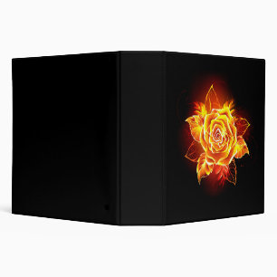 Blooming Fire Rose Binder