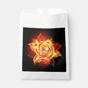 Blooming Fire Rose Favour Bag