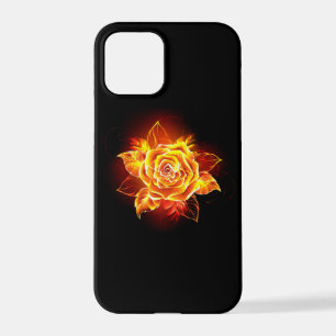 Blooming Fire Rose iPhone 12 Pro Case