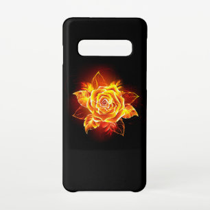 Blooming Fire Rose Samsung Galaxy Case