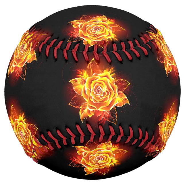 Blooming Fire Rose Softball (Front)