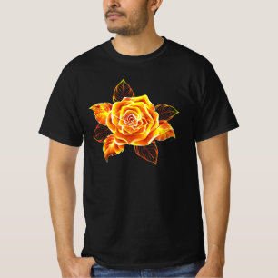 Blooming Fire Rose T-Shirt