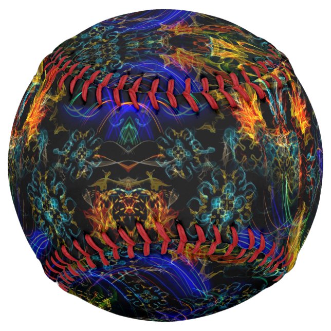 Blooming Fireworks Exotic Explosion Softball (Front)
