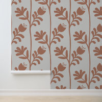 Blooming Floral Silhouette XL mocha mousse flowers